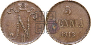 5 пенни 1912 года