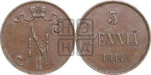 5 пенни 1914 года
