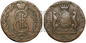 10 копеек 1770 года КМ (для Сибири)