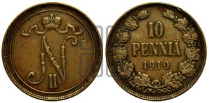 10 пенни 1910 года