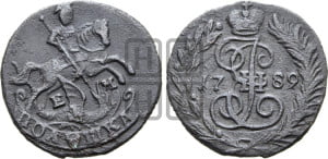Полушка 1789 года ЕМ (ЕМ, Екатеринбургский монетный двор)