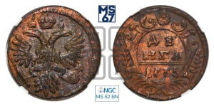 Денга 1735 года