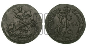 Денга 1790 года КМ (КМ, Сузунский монетный двор)