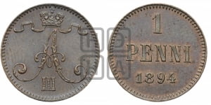 1 пенни 1894 года