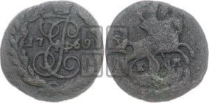 Полушка 1769 года ЕМ (ЕМ, Екатеринбургский монетный двор)