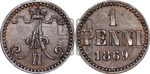 Пенни 1869 года