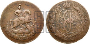 2 копейки 1788 года СПМ (СПМ, Санкт-Петербургский монетный двор)