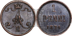 Пенни 1874 года