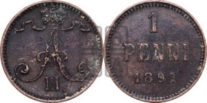 1 пенни 1891 года