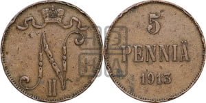 5 пенни 1913 года