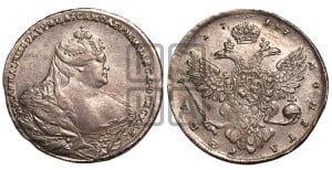 1 рубль 1737 года (московский тип)