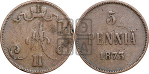 5 пенни 1873 года