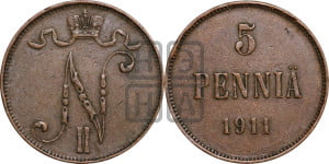 5 пенни 1911 года