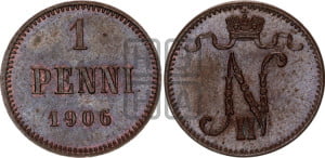 1 пенни 1906 года