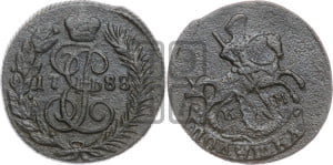 Полушка 1788 года КМ (КМ, Сузунский монетный двор)