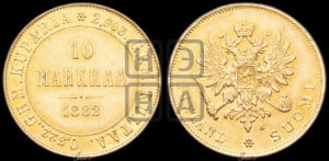 10 марок 1882 года S