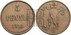5 пенни 1910 года