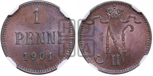 1 пенни 1901 года