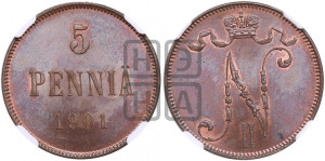 5 пенни 1901 года