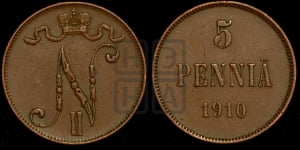 5 пенни 1910 года