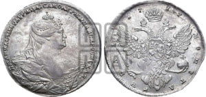 1 рубль 1737 года (московский тип)