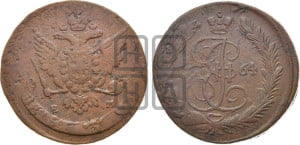 5 копеек 1764 года ЕМ (ЕМ, Екатеринбургский монетный двор)