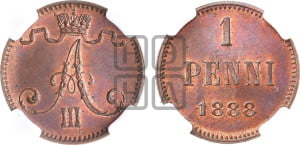 1 пенни 1888 года