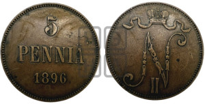 5 пенни 1896 года