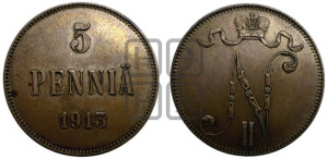 5 пенни 1913 года