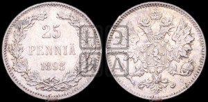 25 пенни 1898 года L