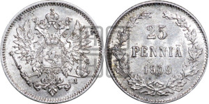 25 пенни 1909 года L