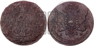 5 копеек 1764 года ЕМ (ЕМ, Екатеринбургский монетный двор)