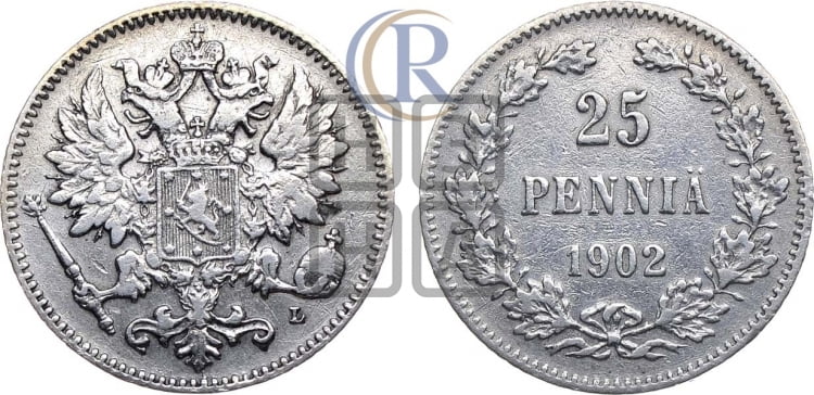 25 пенни 1902 года