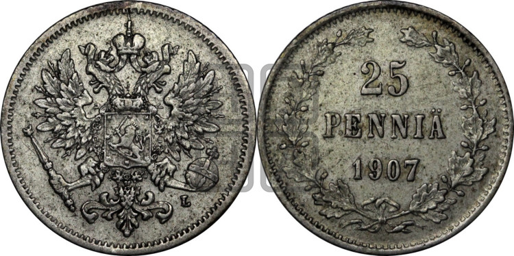 25 пенни 1907 года