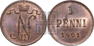 1 пенни 1901 года