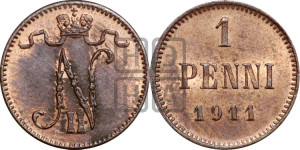 1 пенни 1911 года