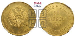 20 марок 1891 года L