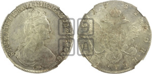 1 рубль 1782 года СПБ/ИЗ (новый тип)