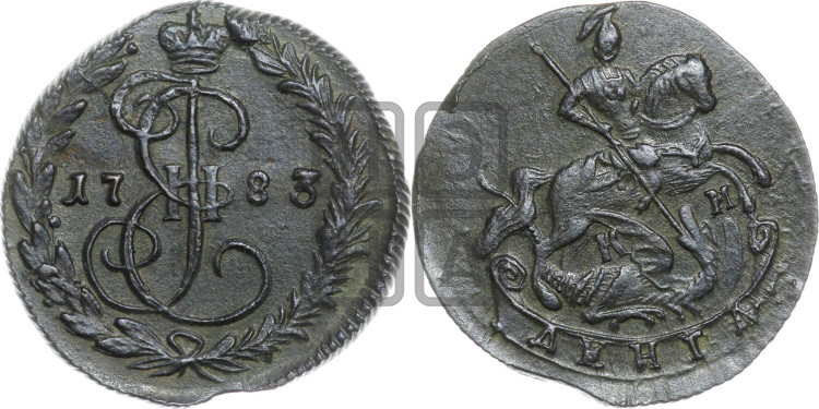 Денга 1783 года (КМ, Сузунский монетный двор)