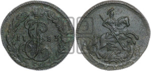 Денга 1783 года КМ (КМ, Сузунский монетный двор)