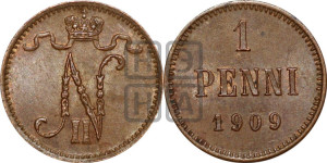 1 пенни 1909 года