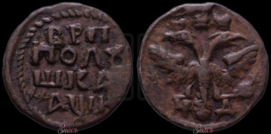 Полушка 1718 года НД (монетный двор НД)
