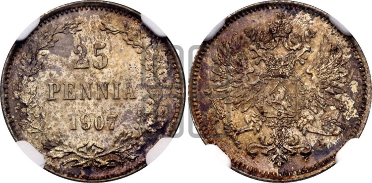 25 пенни 1907 года