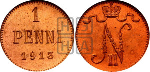 1 пенни 1913 года