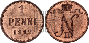 1 пенни 1912 года