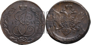 5 копеек 1789 года КМ (КМ, Сузунский монетный двор)