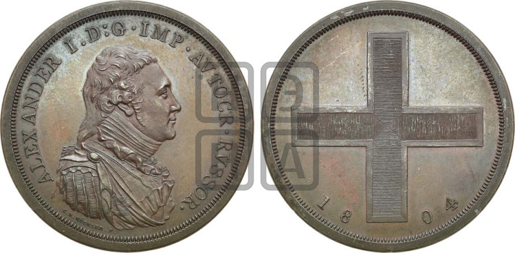 Модуль рубля 1804 года (жетон Метью Боултона)