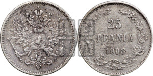 25 пенни 1908 года L