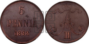 5 пенни 1892 года