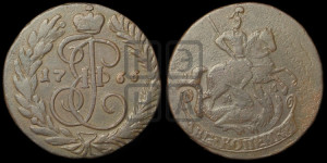 2 копейки 1766 года ММ (ММ, Красный  монетный двор)